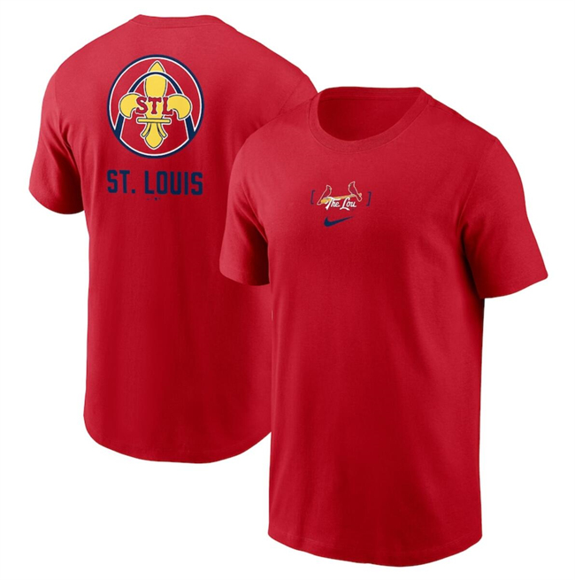 Men's St. Louis Cardinals Red 2024 City Connect T-Shirt
